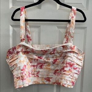 Abercrombie & Fitch Floral Corset Top Size XXL